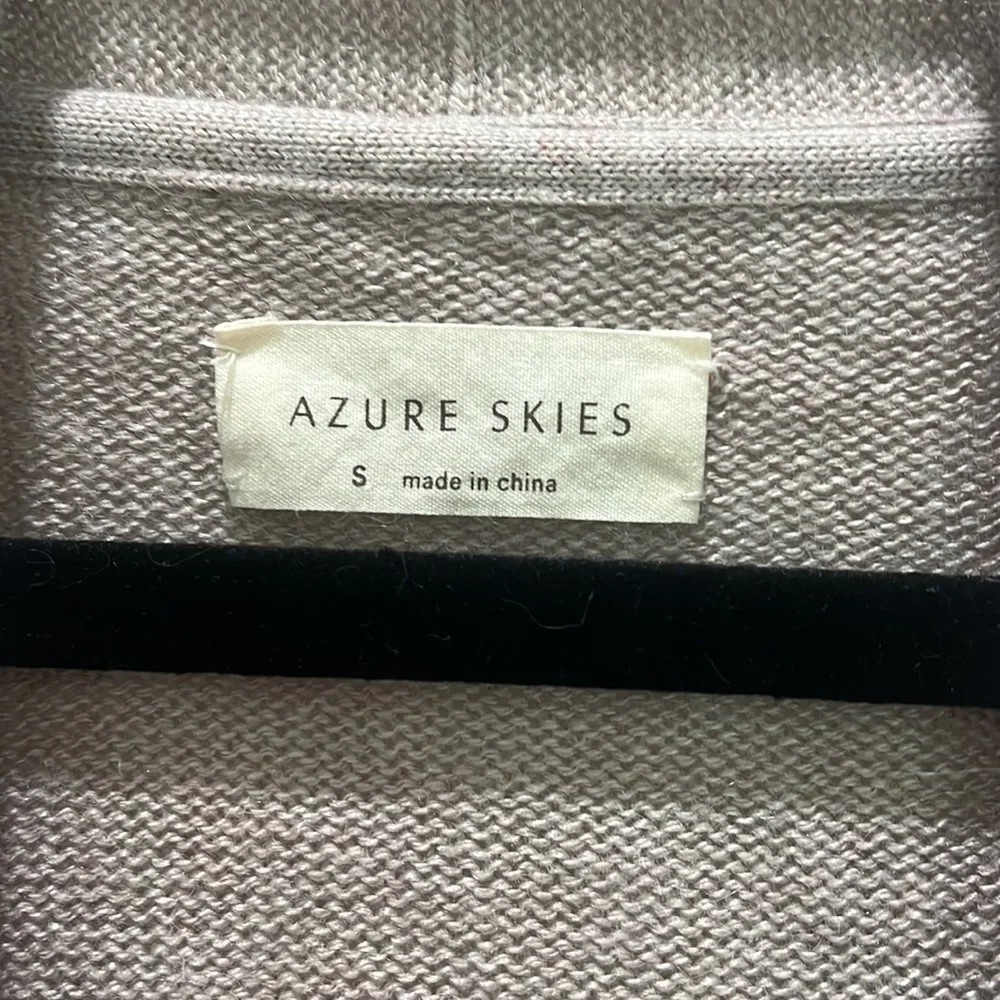 Aritzia azure skies long cardigan in blush size small - Picture 3 of 7